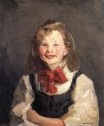 Robert Henri Laughting Girl painting